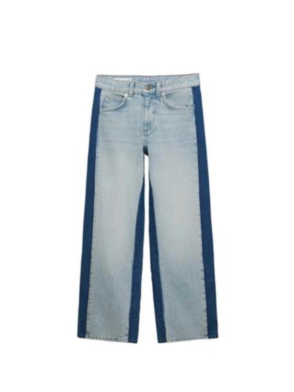 Zara Kids side stripe wide leg Jeans
